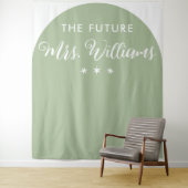 ミニマリスト The Future Mrs. ブライズシャワー アーチ タペストリー (インサイチュ)