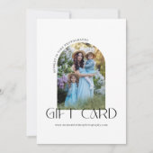 ミニマリストArch Photo Photographyギフト券 (正面)