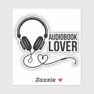 ミニマリストAudiobook Lover Headphonesシール シール