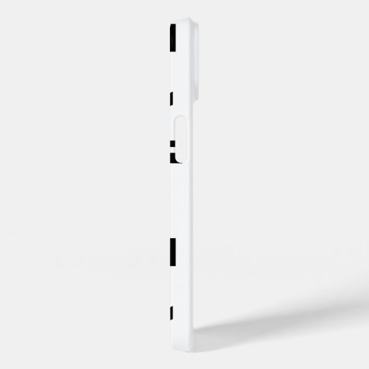 ミニマリストB & W抽象芸術ラインとシェイプ Case-Mate iPhoneケース (裏面 / 右)