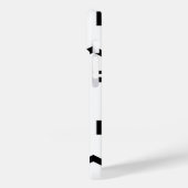 ミニマリストB & W抽象芸術ラインとシェイプ Case-Mate iPhoneケース (裏面 / 左)