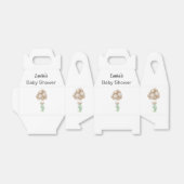 ミニマリストBeigeバルーンBohoベビーシャワー フェイバーボックス (折り畳みなし)