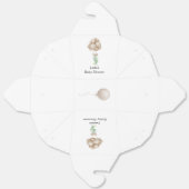 ミニマリストBeigeバルーンBohoベビーシャワー フェイバーボックス (見開き)