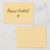 ミニマリストBeyound感謝 ノートカード (正面/裏面)