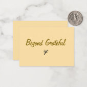 ミニマリストBeyound感謝 ノートカード (正面/裏面インサイチュ)