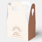 ミニマリストBohoアーチサンシャインベビーシャワー フェイバーボックス (オープン)