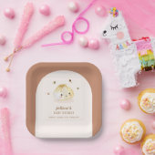 ミニマリストBohoアーチ餃子中国の赤ちゃんシャワー ペーパープレート (パーティー)