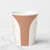 ミニマリストBohoアーチ餃子中国の赤ちゃんシャワー 紙コップ (左)