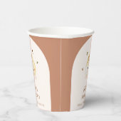 ミニマリストBohoアーチ餃子中国の赤ちゃんシャワー 紙コップ (右)