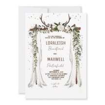 ミニマリストBohoキャノピー – 結婚式招待状