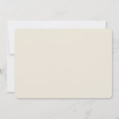 ミニマリストBohoグリーンユーカリ植物学結婚の 招待状 (裏面)