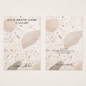 ミニマリストBohoジュエリーイヤリングディスプレイカード (正面&裏面)