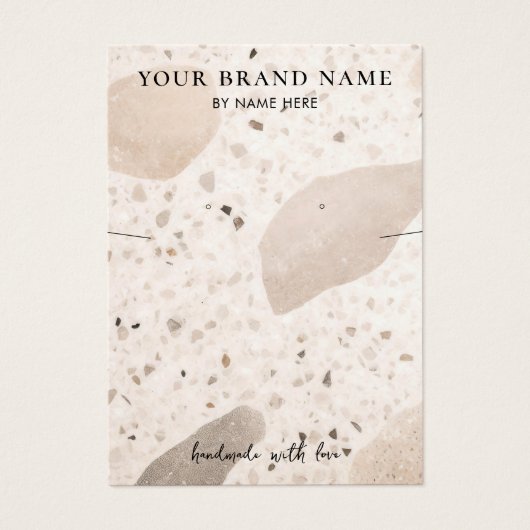 ミニマリストBohoジュエリーイヤリングディスプレイカード (正面)