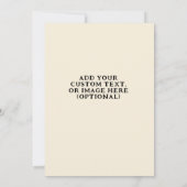 ミニマリストBohoフローラマザーズデイカードオッター カード (裏面)