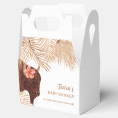ミニマリストBohoフローラ聖いカウガールベビーシャワー フェイバーボックス (オープン)