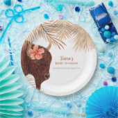 ミニマリストBohoフローラ聖いカウガールベビーシャワー ペーパープレート (パーティー)