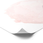 ミニマリストBoho抽象芸術ベビーシャワーへようこそ ポスター (角)