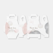 ミニマリストBoho水カラー抽象芸術ベビーシャワー フェイバーボックス (折り畳みなし)