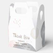 ミニマリストBoho水カラー抽象芸術ベビーシャワー フェイバーボックス (オープン)