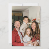 ミニマリストBoho赤面ピンクタンレインボーフォト シーズンカード (裏面)