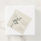 ミニマリストBoho金ゴールド緑のベビーシャワー フェイバータグ (インサイチュ)