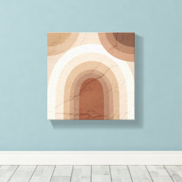 ミニマリストBoho Arches Wall Art | 勾配自然 キャンバスプリント