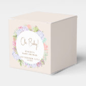 ミニマリストBoho Cactus砂漠の赤ちゃんシャワー フェイバーボックス (正面サイド)