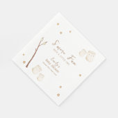 ミニマリストBoho S'moreおもしろいスターベビーシャワー スタンダードランチョンナプキン (角)