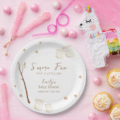 ミニマリストBoho S'moreおもしろいスターベビーシャワー ペーパープレート (パーティー)
