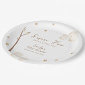 ミニマリストBoho S'moreおもしろいスターベビーシャワー ペーパープレート (アングル)