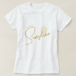 ミニマリストBoho SunshineベビーシャワーママTシャツ Tシャツ