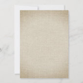 ミニマリストBoho Water colorパンパスグラス結婚ズ 招待状 (裏面)