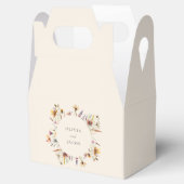 ミニマリストBoho Wildflower 結婚フローラ フェイバーボックス (オープン)