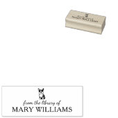 ミニマリストCorgi Dog、カスタムBook ラバースタンプ (押印)