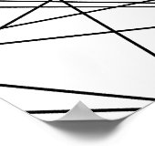 ミニマリストDecor幾何学的抽象芸術#1 ポスター (角)