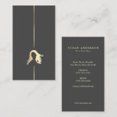 ミニマリストHairstylist名刺 名刺 (正面/裏面)