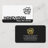 ミニマリストHANDYMANレイヤーホーム修理 名刺 (正面/裏面)