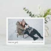 ミニマリストHappy New Yearの写真 シーズンカード (スタンド正面)