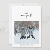 ミニマリストHappy New Yearの写真 シーズンカード (正面)