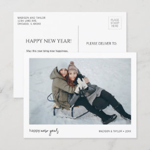 ミニマリストHappy New Yearの写真 シーズンポストカード