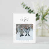 ミニマリストHappy New Yearの写真 シーズンポストカード (スタンド正面)