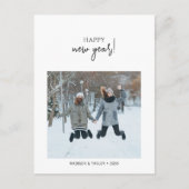 ミニマリストHappy New Yearの写真 シーズンポストカード (正面)