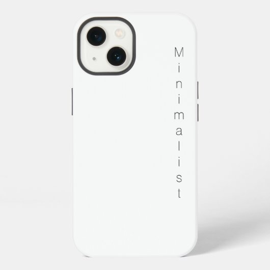 ミニマリストiphoneのケース iPhoneケース (裏面)