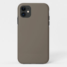 ミニマリストiPhoneケース ブラウン スリム保護 iPhone 11 ケース