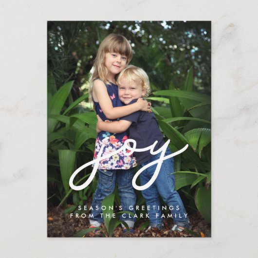 ミニマリストJoy Holidayの写真 ポストカード (正面)