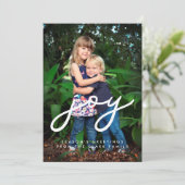 ミニマリストJoy Holidayフォトカード シーズンカード (スタンド正面)