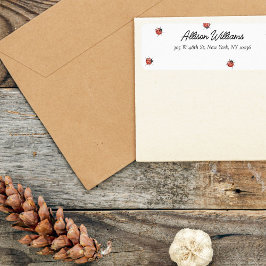 ミニマリストLadybugベビーシャワー ラベル