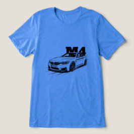 ミニマリストM4スポーツカーベクターグラフィックTシャツ トライブレンドTシャツ