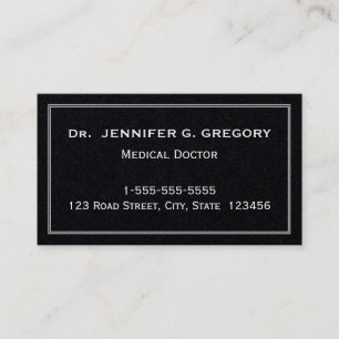 ミニマリストMedical Doctor Business Card 名刺