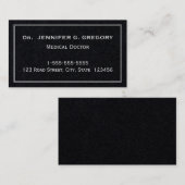 ミニマリストMedical Doctor Business Card 名刺 (正面/裏面)